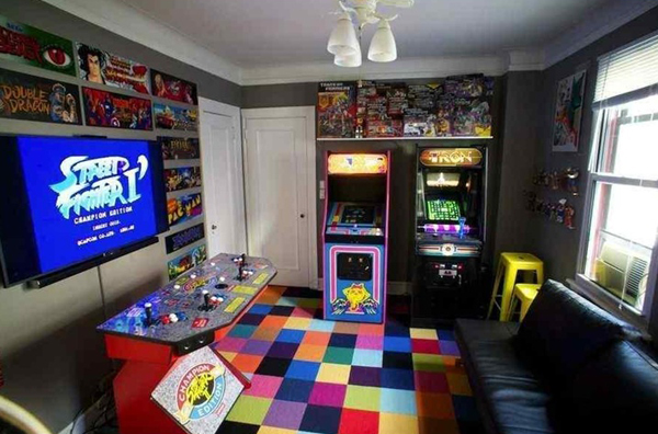 The Arcade Style Gaming Room
