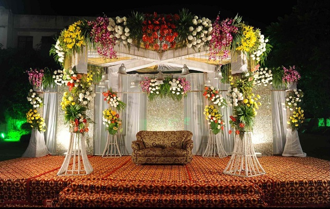 best stage decoration for wedding 