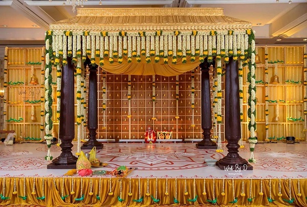 wedding stage decoration simple 