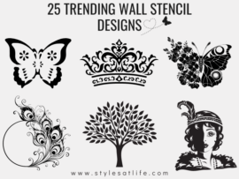 25 Trending Wall Stencil Designs For Home In 2023