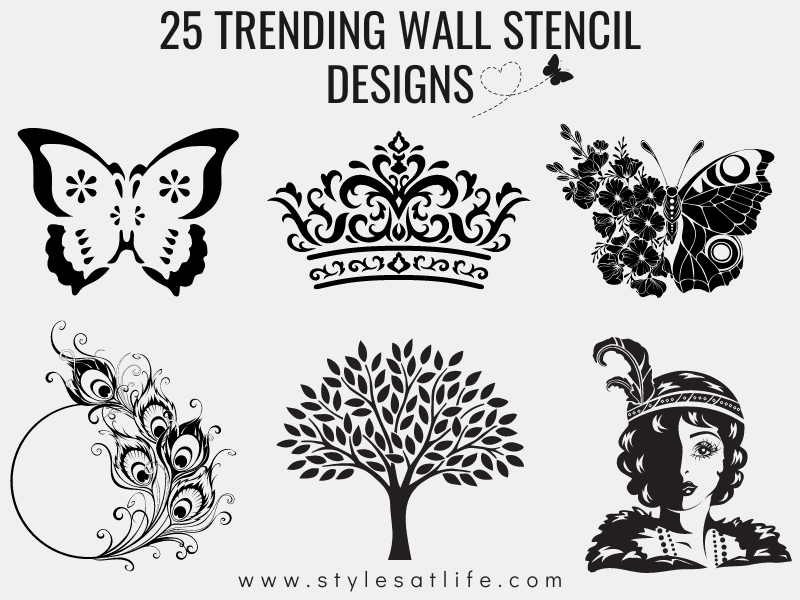 25 Trending Wall Stencil Designs