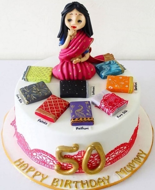 Vintage 50th Birthday Cake | 50th birthday cake, 70th birthday cake, Birthday  cake for mom