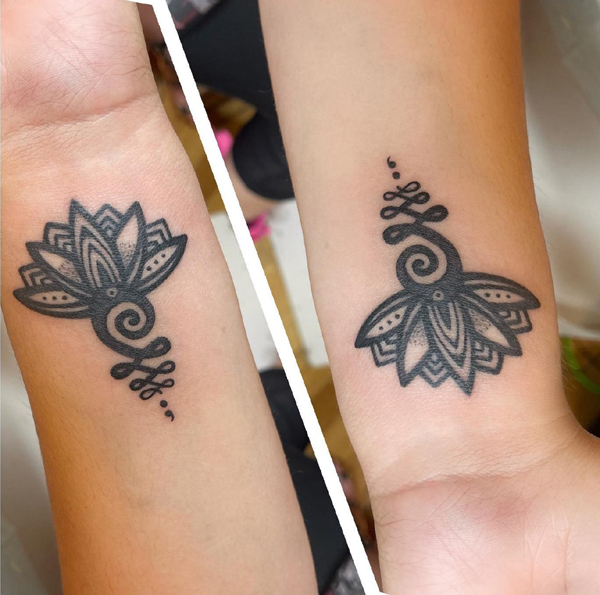 Mindful Tattoos for People Who Like to Meditate  Ratta TattooRatta Tattoo