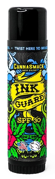 CannaSmack Ink Guard SPF 30 Tattoo Sunscreen & Ink Fade Shield Stick