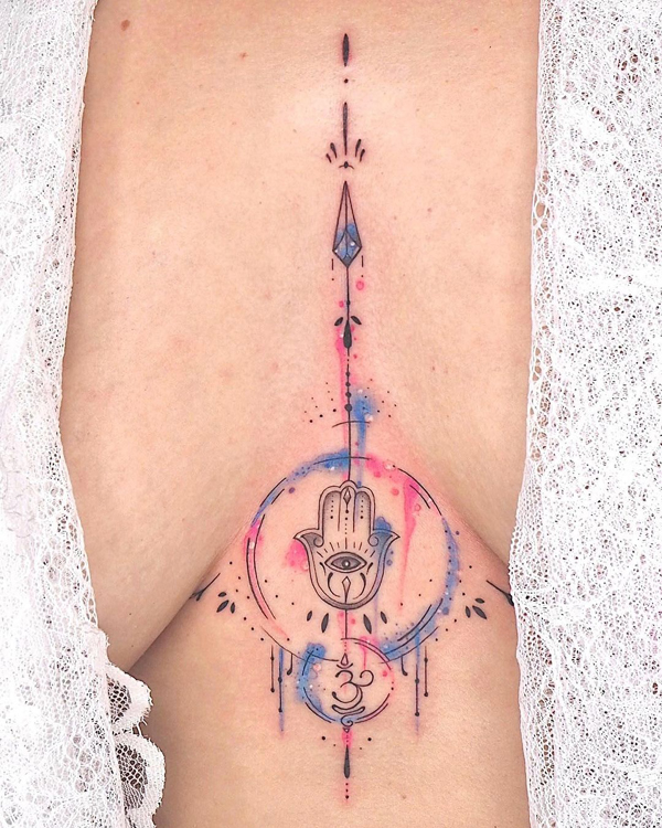 Spice Your Life up with the Magic of Sternum Tattoo  Glaminati