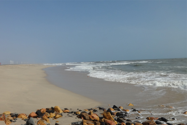 Dwaraka Beach In Gujarat