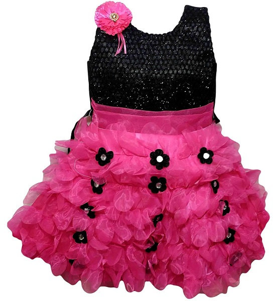 Floral Party Dress For Baby Girls
