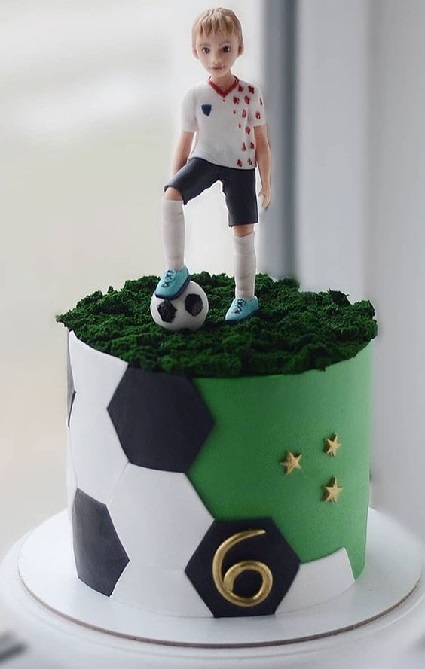 Order 2 Tier Football Cake Online Same day Delivery Kanpur