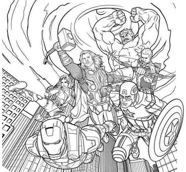 Free Avengers Coloring Pages