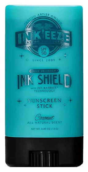 INK-EEZE Tattoo Sunscreen Stick SPF 50
