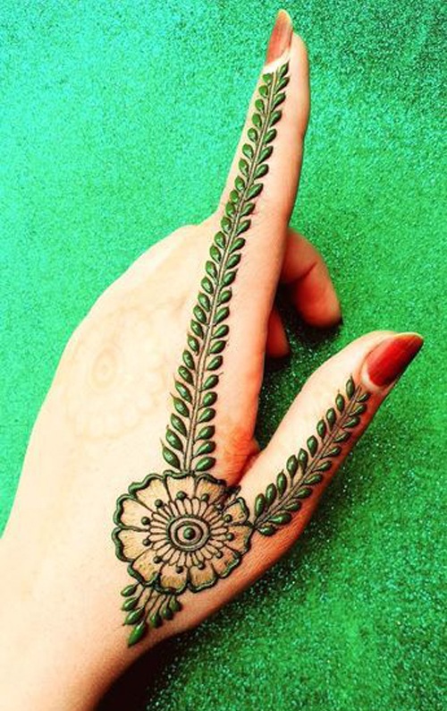 100+ Latest Finger Mehndi Designs | Bridal Mehndi Design in Weddings -  HAPPY LAGAN