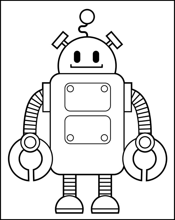 Lego Robot Coloring Pages