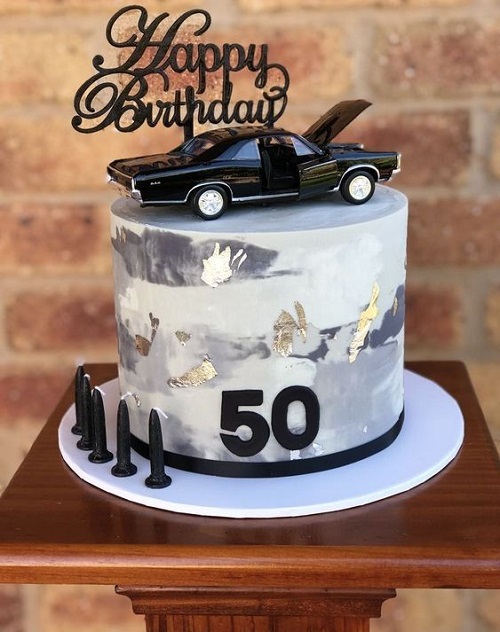 50th Birthday Cake Top Lady - Topcake Ireland