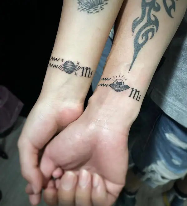 Sisters Heartbeat Temporary Tattoo  Matching Tattoos  Best  Etsy  Australia