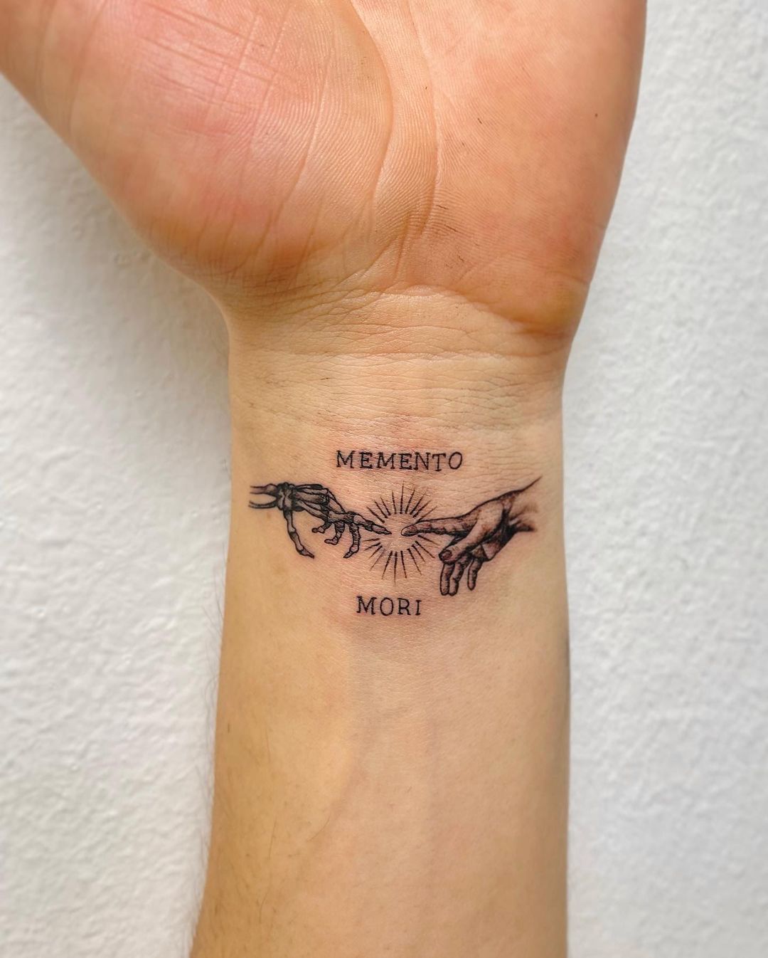 Memento Mori Wrist Tattoo