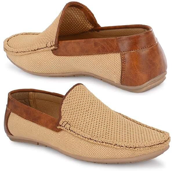 Men’s Mesh Design Loafers
