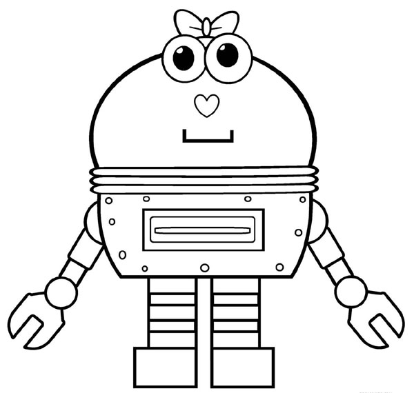 Robot Pictures To Color