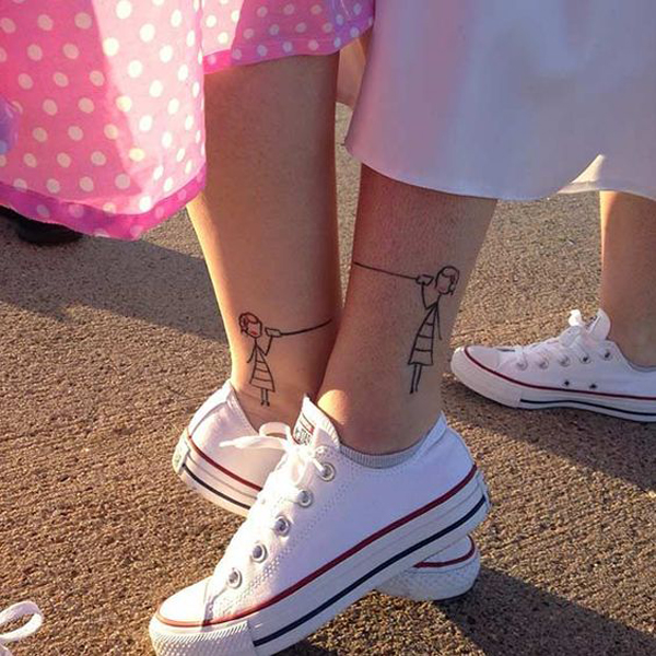 Sister Ankle Tattoos