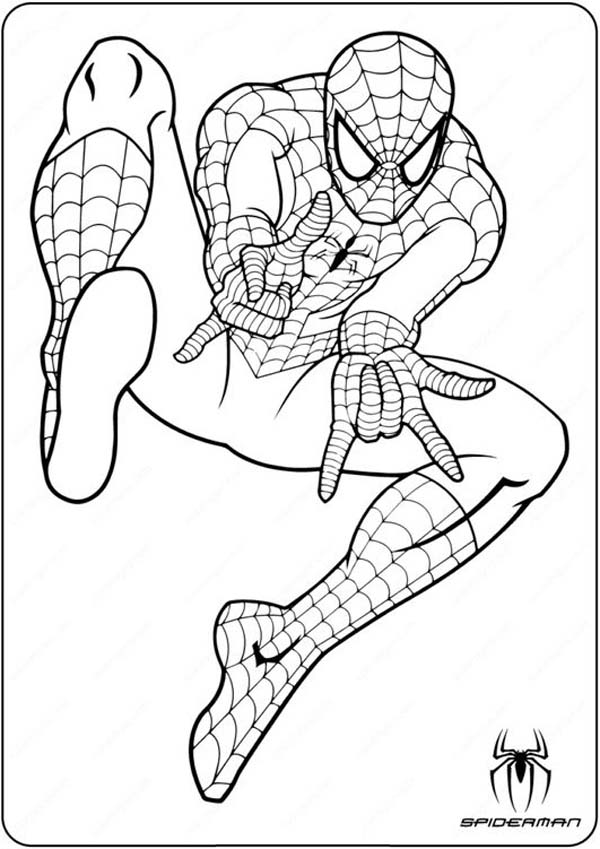 Spiderman Printable Page
