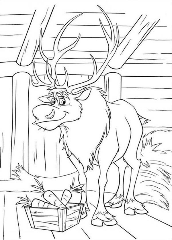 Sven Coloring Pages