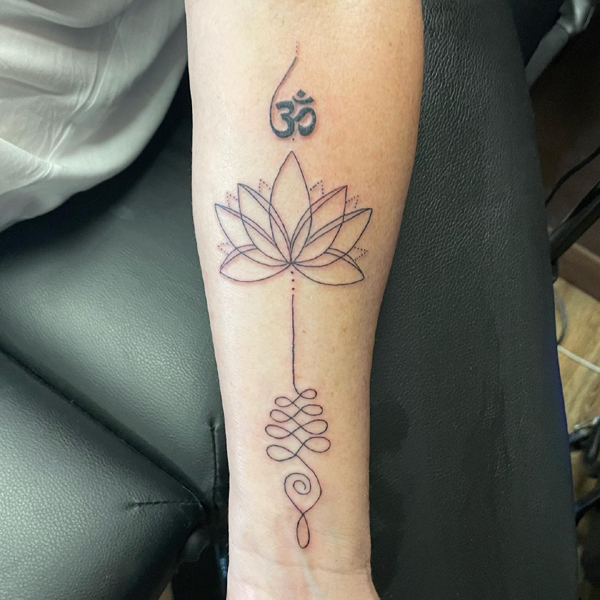 Unalome Lotus Temporary Tattoo Set of Two Bohemian Temporary Tattoo Unalome  Tattoo Lotus Tattoo Lotus Fake Tattoo Boho Gift Idea - Etsy | Tattoo ideen  unterarm, Tattoo ideen unterarm frau, Unalome tattoo