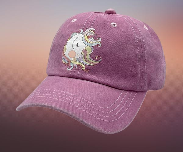 Unicorn Embroidered Baseball Hat