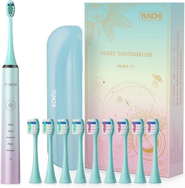 Yunchi Electric Toothbrush for Adults & Kids