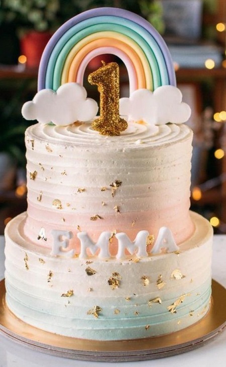 1 birthday cake 