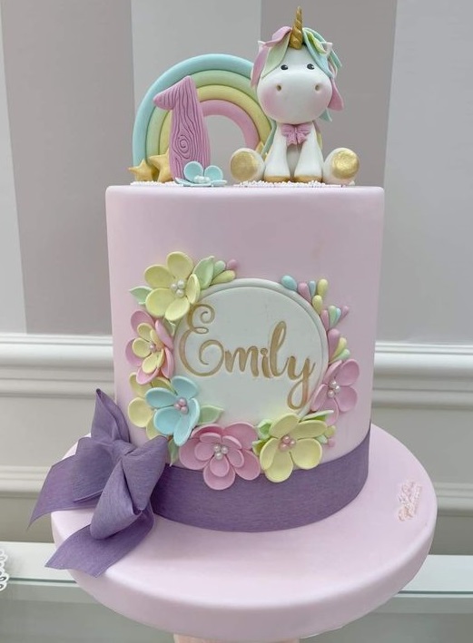 Order First Birthday Cake For Girl Half Kg Online at Best Price, Free  Delivery|IGP Cakes