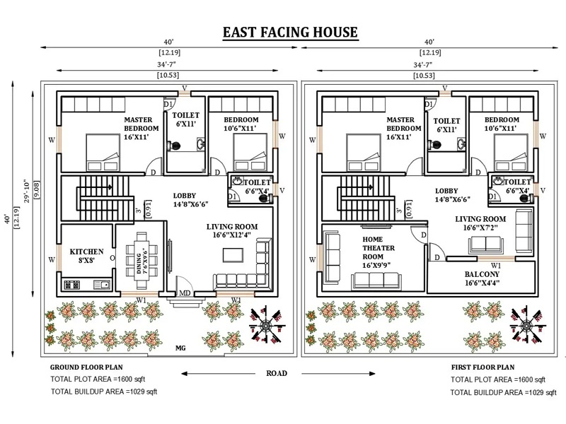 1600 Sqft House Plans