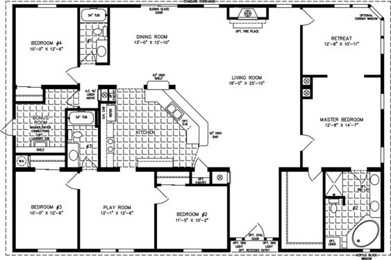2000 Sqft One Story House Plan