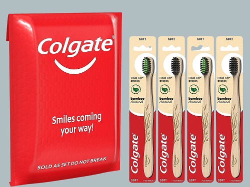 Colgate Charcoal Bamboo Toothbrushes