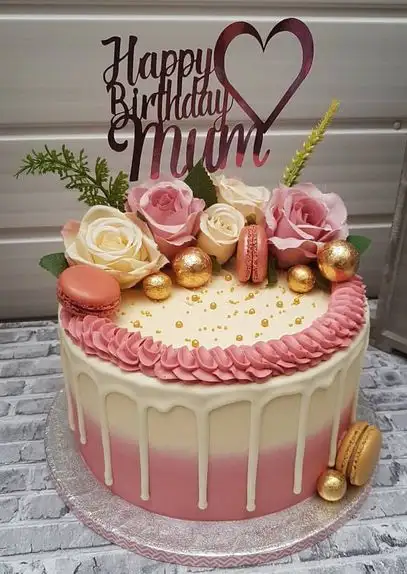 Drip Birthday Cake Design For Mother.jpg