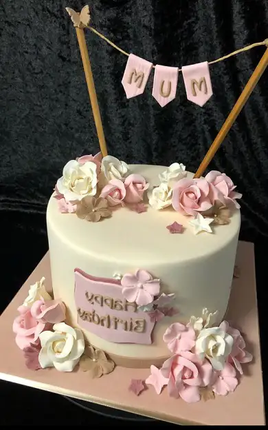 Super Mom Birthday Cake - Happy Mothers Day Cake Designs