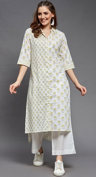 Pakistani Shirt Style Printed Kurti