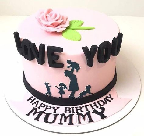 Designer Cakes for Mom | Cake designs, Mom cake, Cake