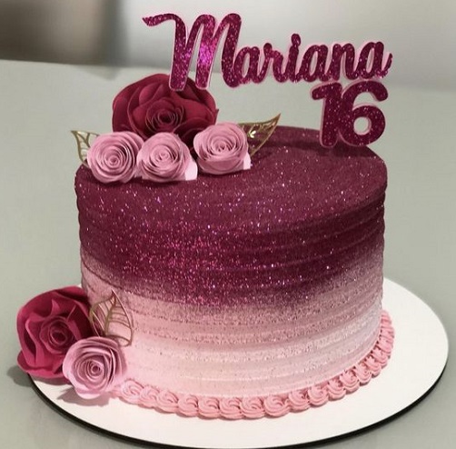 woman cake design 