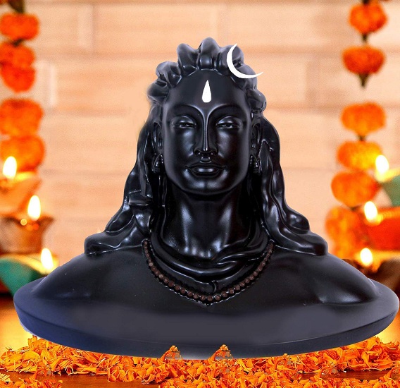 VIYILY Adiyogi Shiva Porcelain Statue