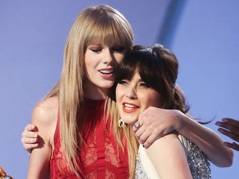 Zooey Deschanel And Taylor Swift Bangs Hair