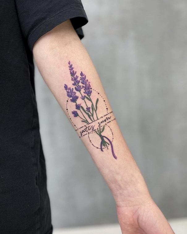 Botanical Arm Tattoo