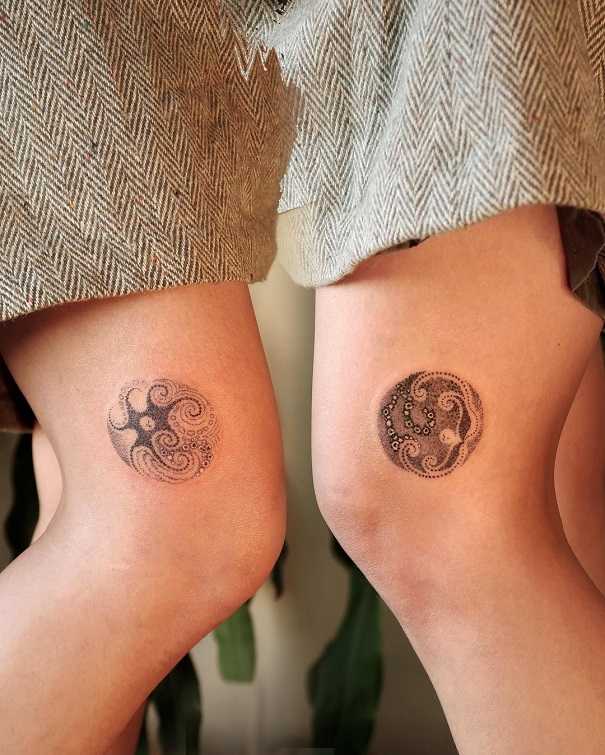 Cool Knee Tattoos