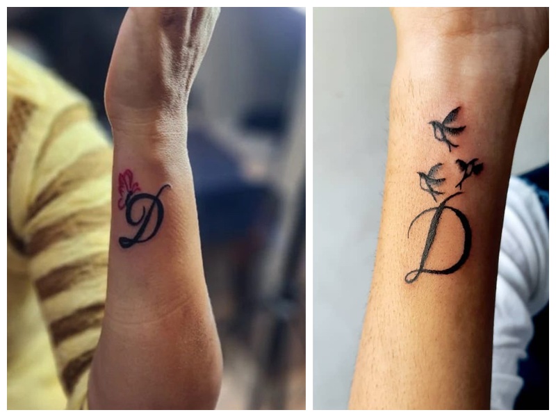 D Letter Tattoos