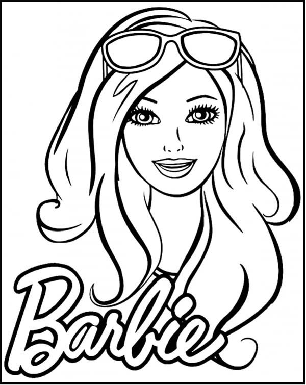 Easy How to Draw Barbie Tutorial Video and Barbie Coloring Page