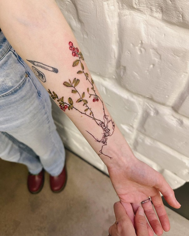 Gorgeous Botanical Tattoo
