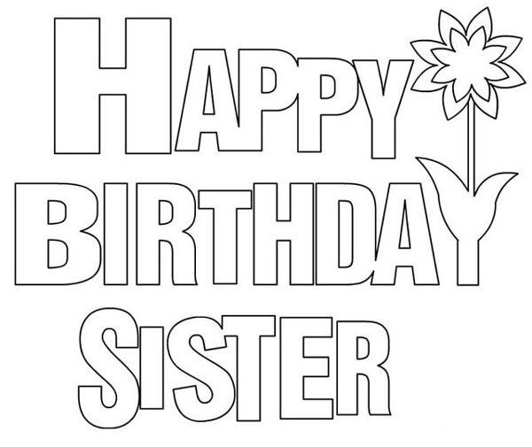 Happy Birthday Sister Image