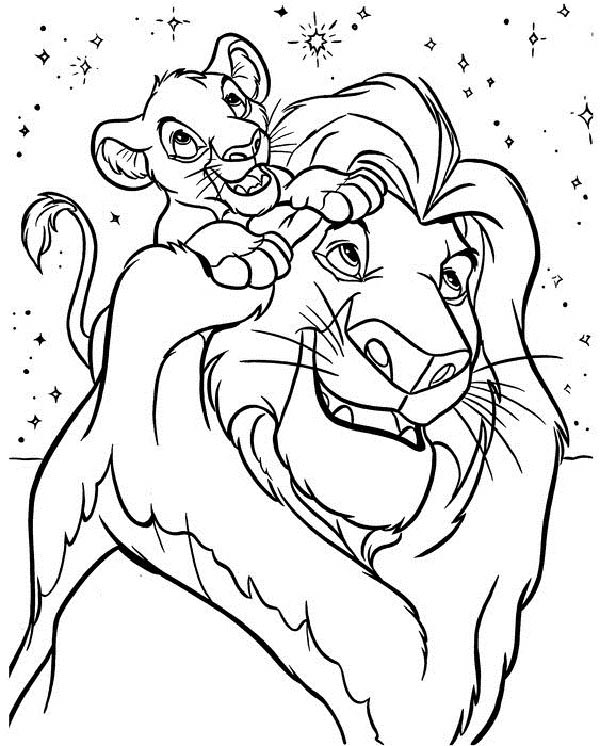 Lion King Coloring Pages For Kids