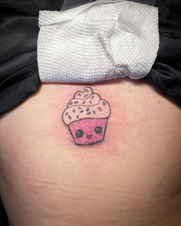 Mini Cupcake Tattoo