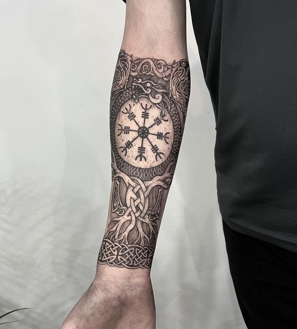 Pagan Hand Tattoos