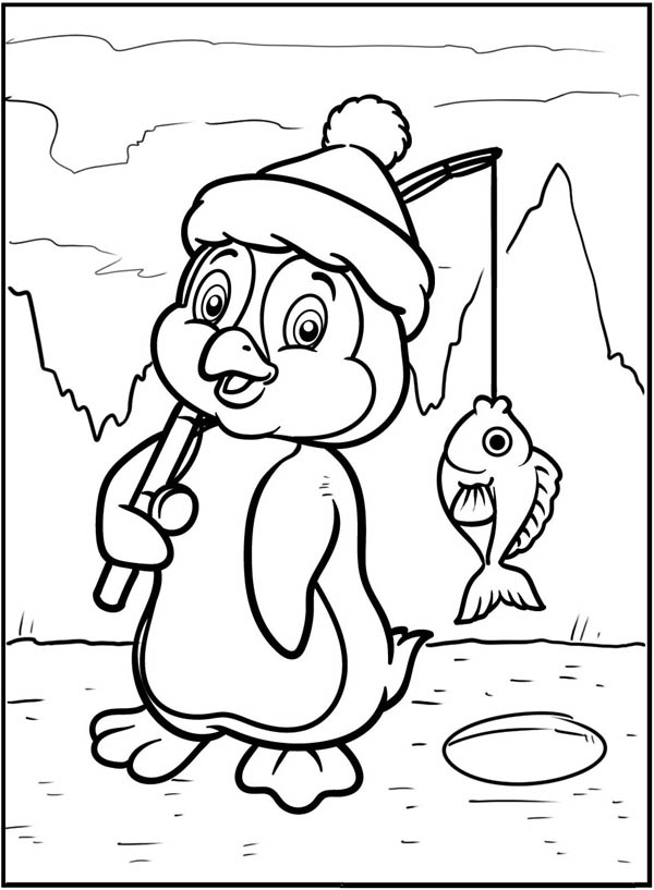 Penguin Coloring Sheets For Toddlers