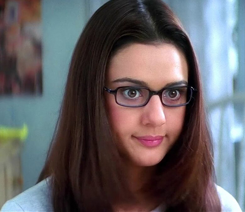 Preity Zinta With Specs